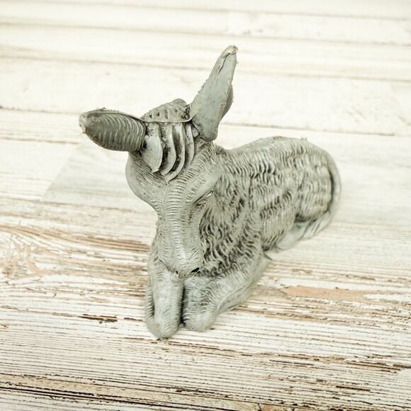 Vintage Italy Donkey & Camel Nativity Animals Hard Plastic - Lot of 2 - Small - Picture 10 of 11